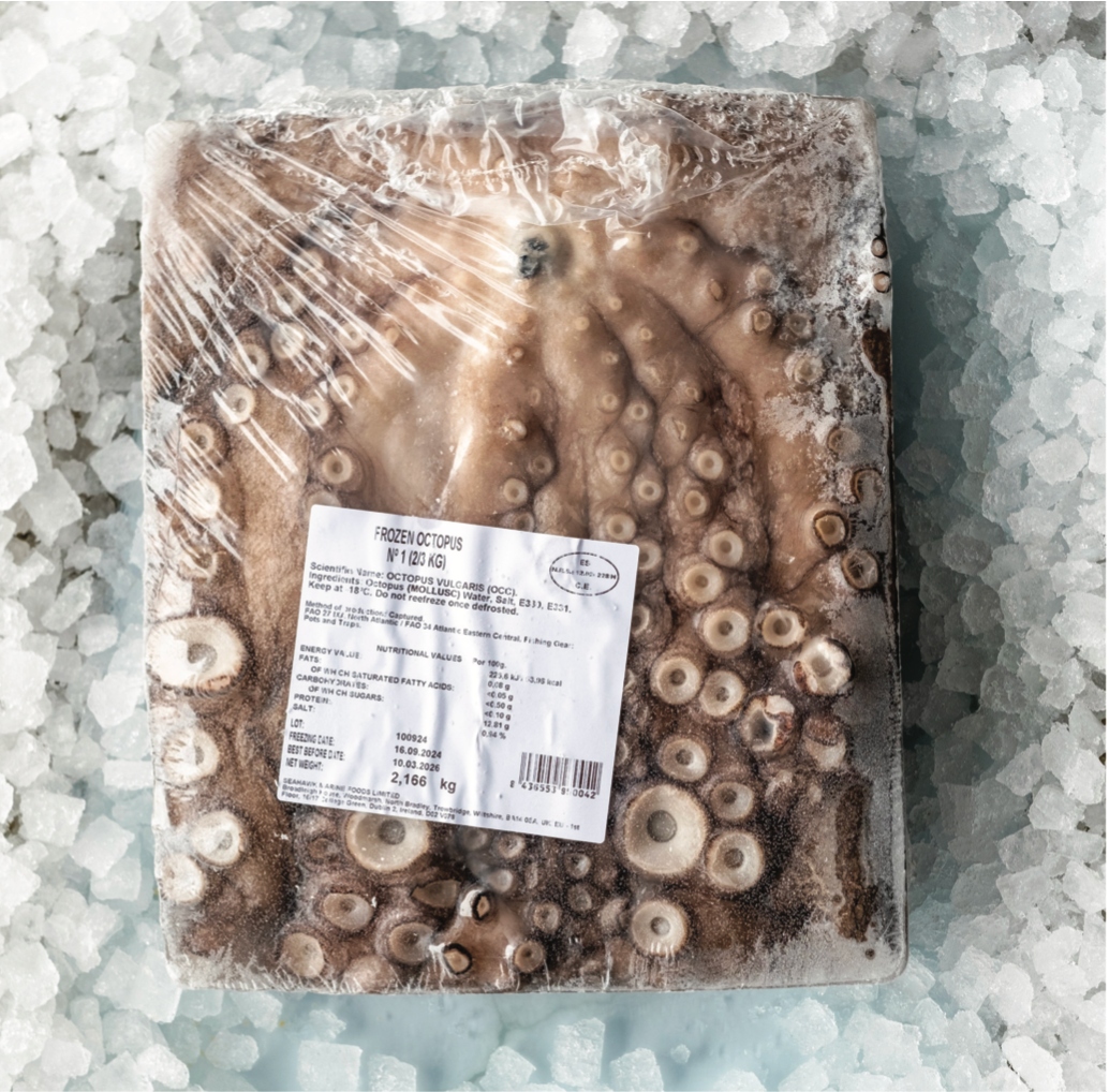Frozen Raw Octopus