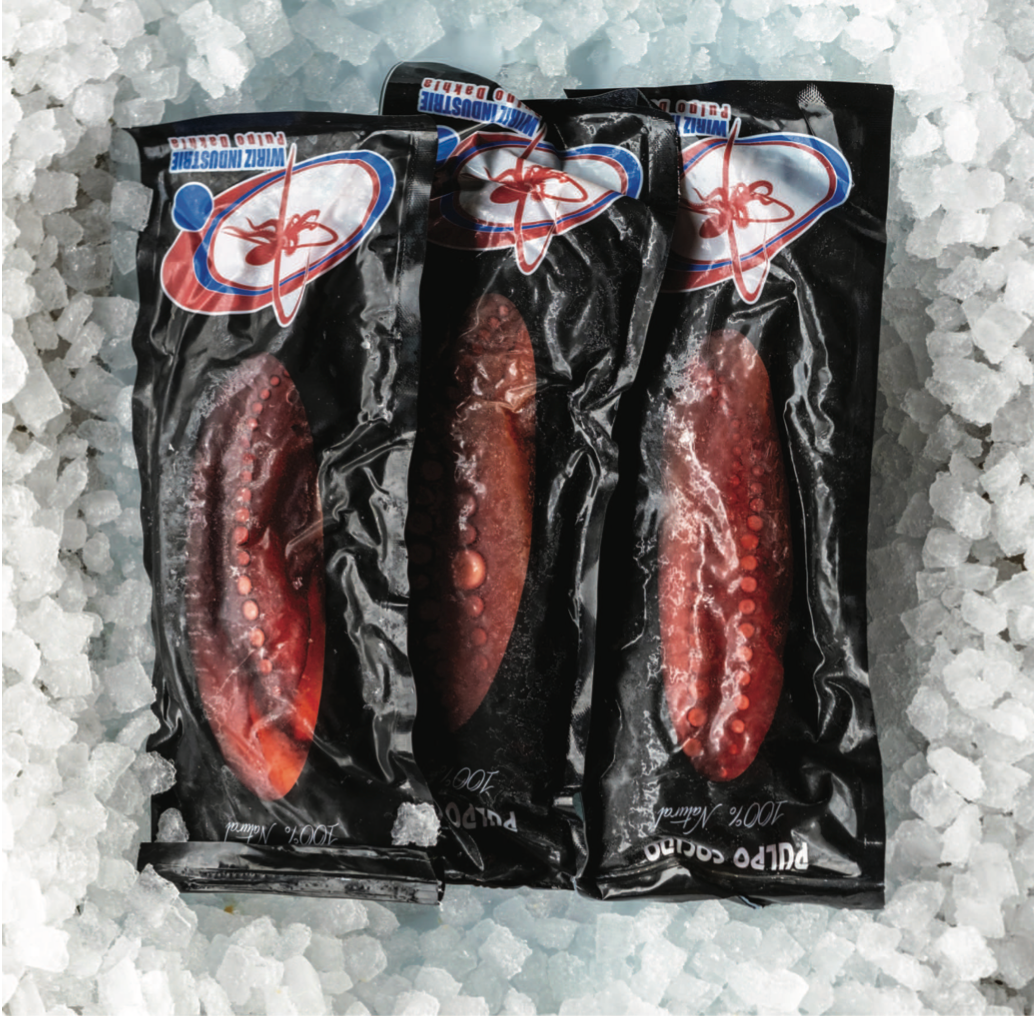 Frozen Cooked Octopus Tentacles