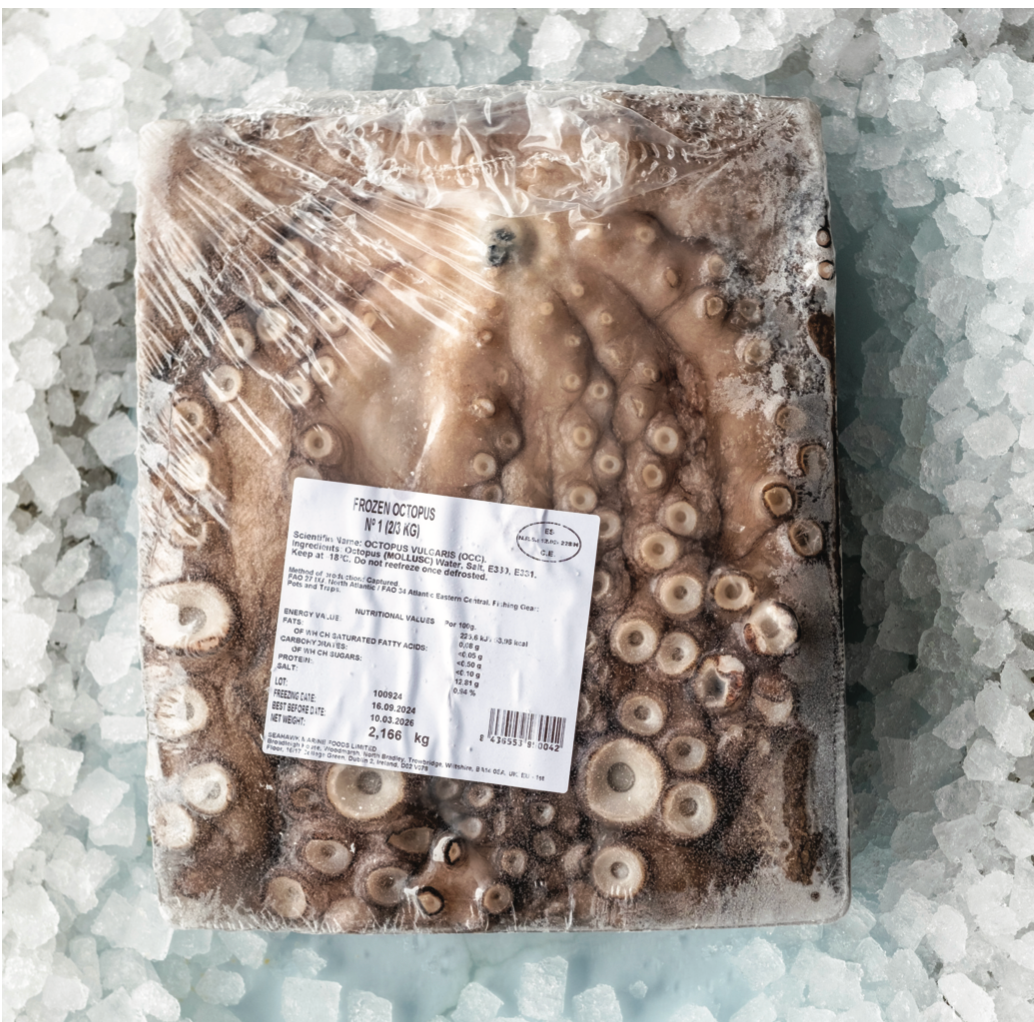 Frozen Raw Octopus