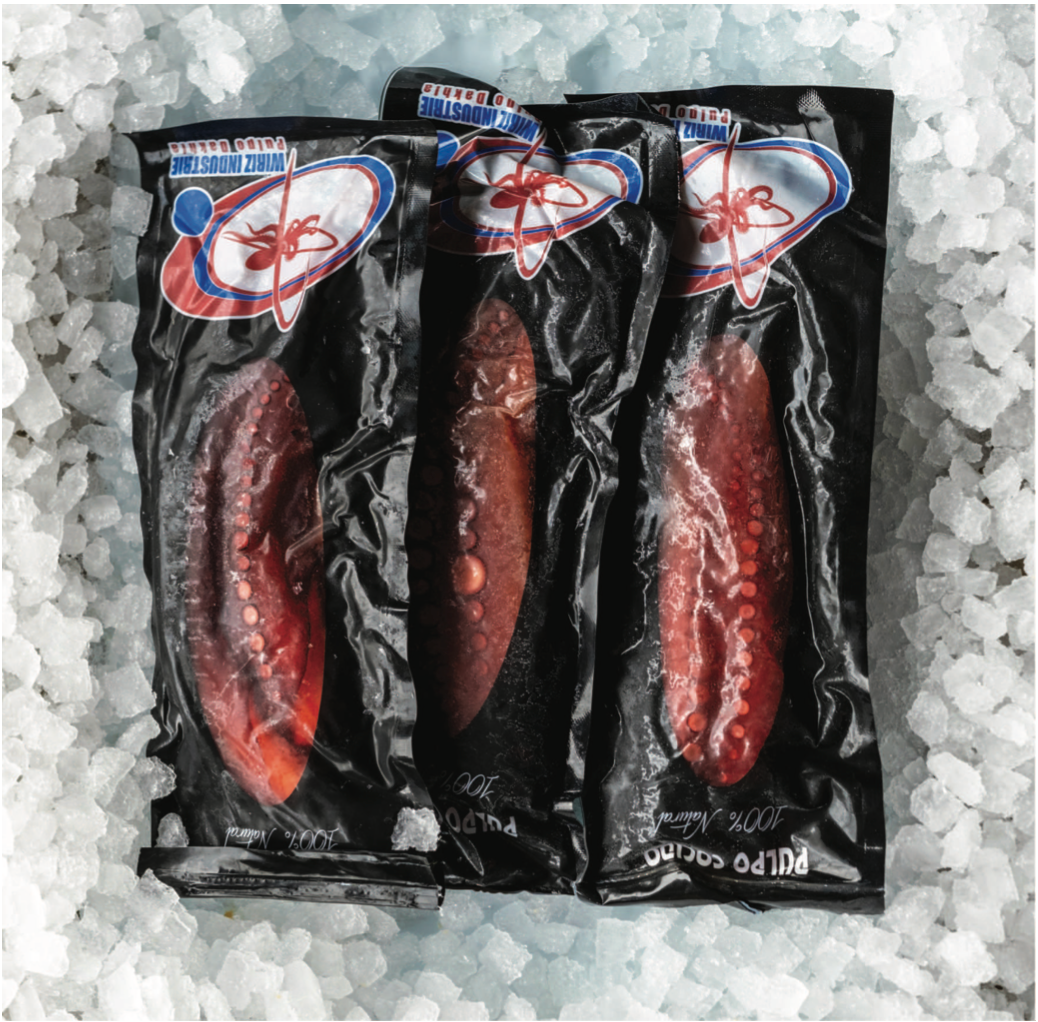 Frozen Cooked Octopus Tentacles